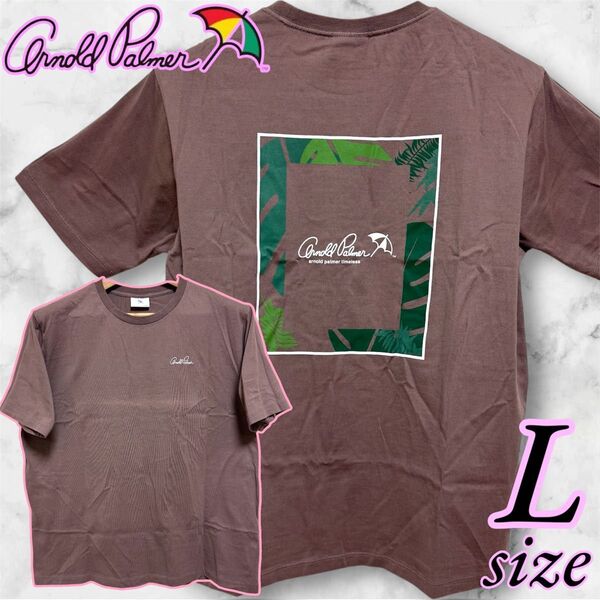 Arnold Palmer アーノルドパーマー 半袖 Tシャツ コットン 古着 半袖Tシャツ ロゴ L 刺繍ロゴ シンプルデザイン