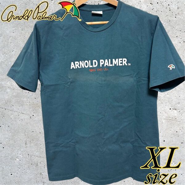 ARNOLD PALMER アーノルドパーマー 半袖 Tシャツ コットン XL 半袖Tシャツ ロゴプリント 刺繍ロゴ シンプル