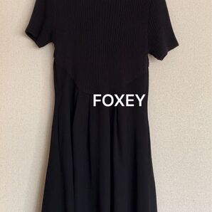 フォクシー ワンピース 40 新品タグ付き FOXEY NEW YORK COLLECTION