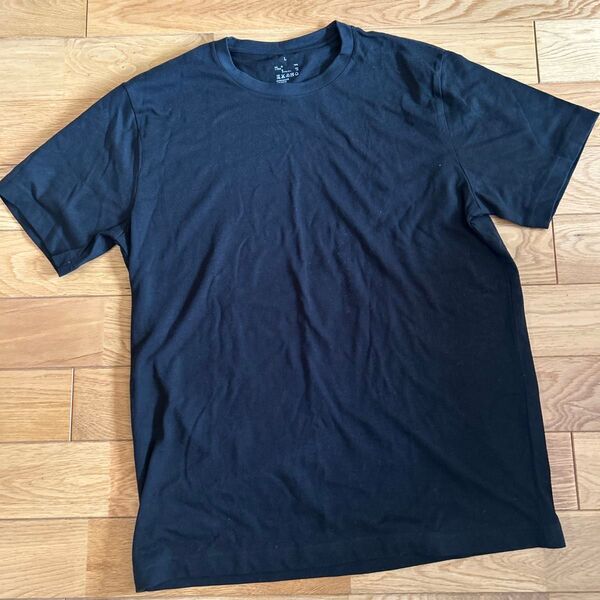 未使用品 無印 メンズTシャツ ブラック