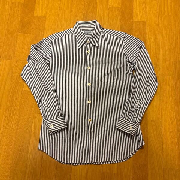 COMME des GARONS HOMMEストライプ長袖シャツ M