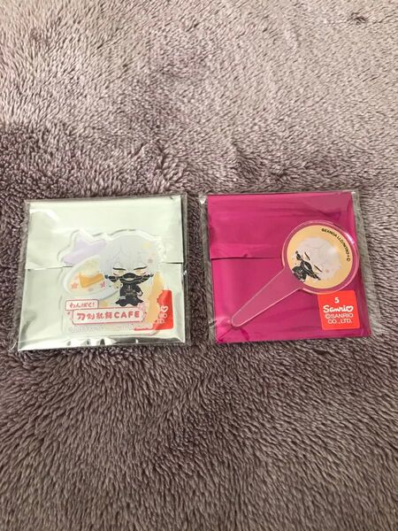 刀剣乱舞 わんぱく カフェ アクリルピック アクリルマグネット 鳴狐