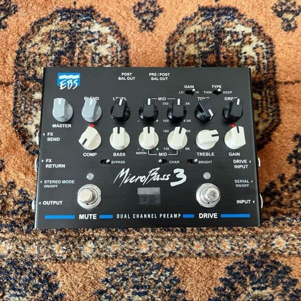 EBS micro bass 3 Bass Preamp ベース プリアンプ