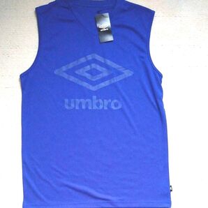 UMBRO アンブロ ノースリーブシャツ ブルー Lサイズ 新品未使用 タグ付き