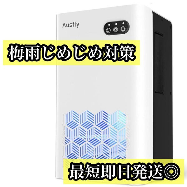 梅雨対策★除湿機 衣類乾燥 静音 省エネ カビ対策 パワフル 白 小型 強力 部屋干し 強力除湿