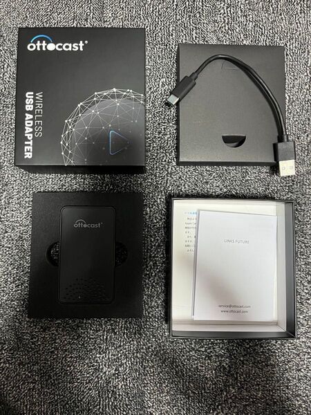 ジャンク 箱入 オットキャスト OTTOCAST ワイヤレスCarPlay アダプター U2-NOW