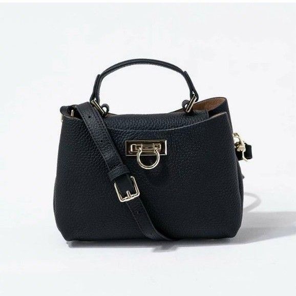 ショルダーバッグ 本革 レディース Baby Marollet ベイビーマロエ HAYNI ヘイニ ブラック ゴールド金具