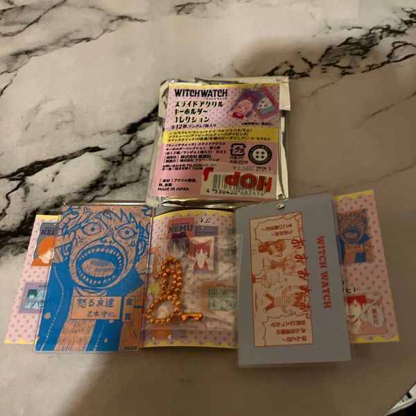 ウィッチウォッチスライドアクリルキーホルダーコレクショングラピック