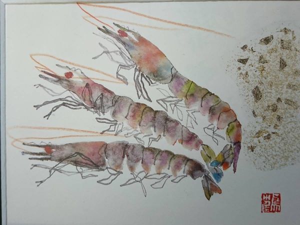 2023年最新】ヤフオク! -#海老(油彩)の中古品・新品・未使用品一覧