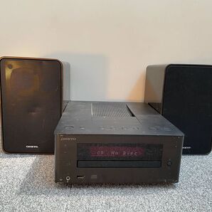 ONKYO CDコンポ iPhone ブラウン CR-U3LT D-T15