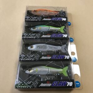 GAN CRAFT 鮎邪JOINTED CLAW 70 4色SET ガンクラフト ジョインテッドクロー 70 フローティング 4色 ジョイクロ70 ブルーヘッドチャート鮎