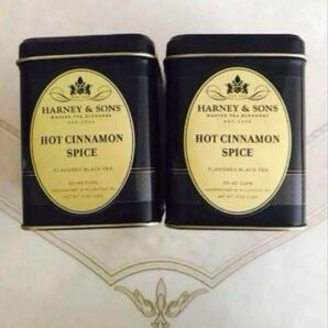 Harney & Sons ホット シナモン スパイス リーフ缶 112g 2缶 ハーニー サンズ 紅茶缶 ホットシナモンスパイス