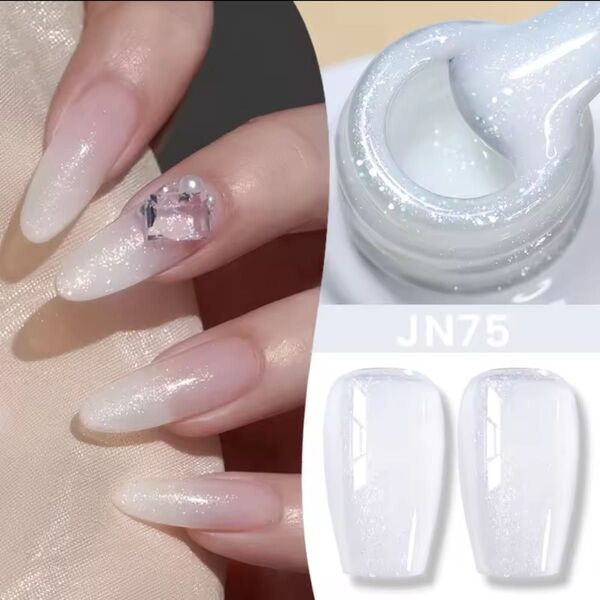 ぷるぷる ジェリー ヌード ジェル 10ml 75 シアー系 ボーンプリティ ジェルネイル ネイルアート gel