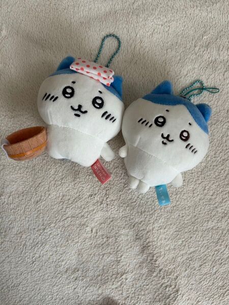 ちいかわ ハチワレ 温泉地限定 ぬいぐるみキーチェーン もちっとぷちミニマスコット ハチワレ
