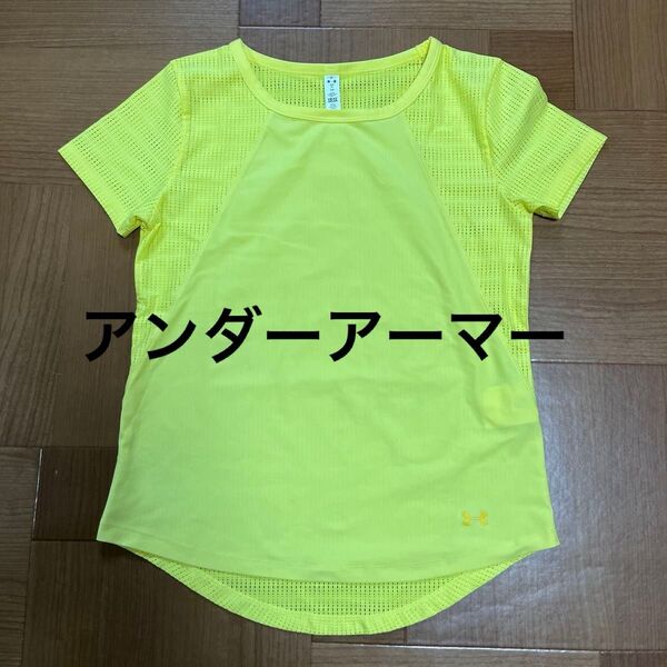 アンダーアーマー 半袖Tシャツ Tシャツ レディース SM 吸水速乾 半袖 イエロー スポーツウエア Under Armour