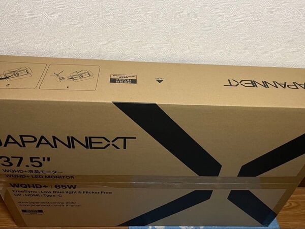 JAPANNEXT 37.5インチ WQHD+液晶モニター JN-IPS375WQHD
