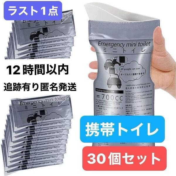 30個 ポータブル トイレ 災害 アウトドア 簡易 携帯トイレ 防災
