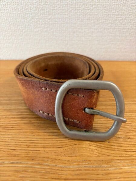 革ベルト ブラウン ホークカンパニー