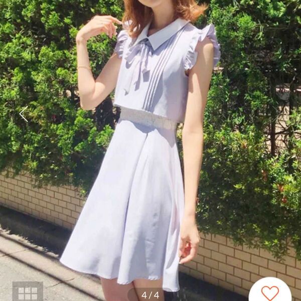 Titty&co ウエストレースフリルボウタイワンピース量産型 参戦服
