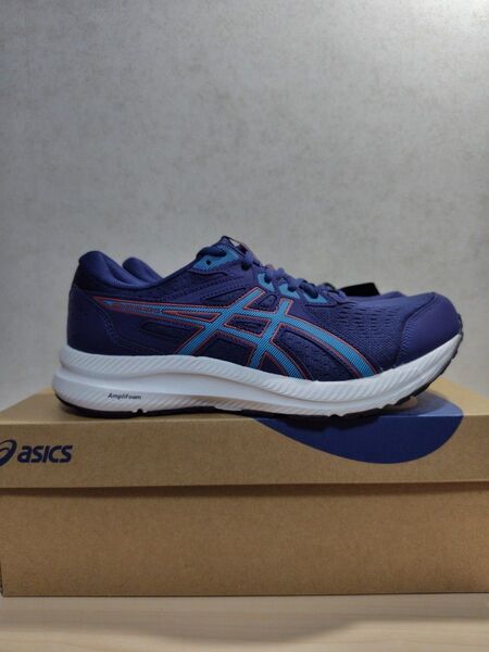 ☆新品☆ ASICS(アシックス) GEL-CONTEND 8 ランニングシューズ ネイビー 26.5cm エクストラワイド 4E