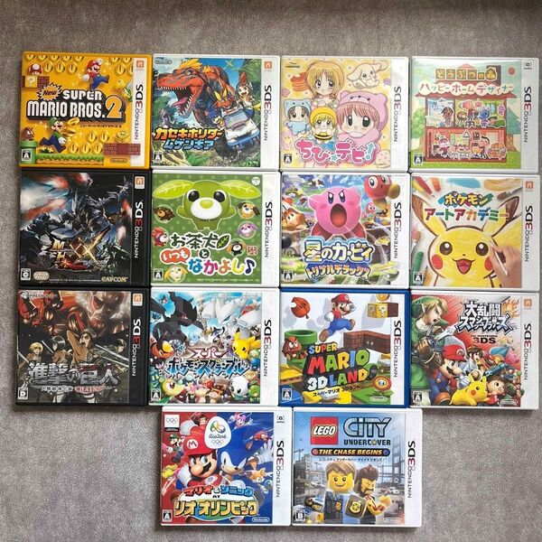 3DS ソフト 18タイトル 20本 + dsソフト1本 セット