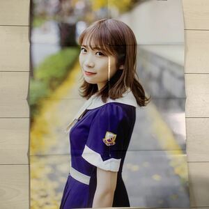 新品 BUBKA ブブカ 2月号付録 乃木坂46 秋元真夏 欅坂46 藤吉夏鈴 & 山﨑天 両面 特大 ポスター (TORA) リバーシブル BIG akimoto manatsu