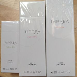 インプレア 乳液&化粧水&フェイシャルオイル 3点セット ミルボン 化粧水 ローション MILBON