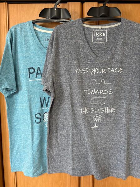 ikka イッカ 半袖 Tシャツ XLサイズ 2枚