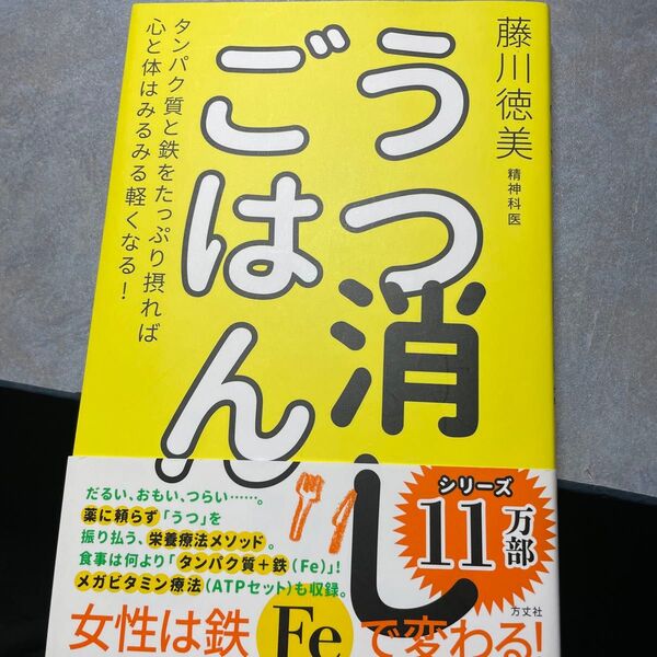 うつ消しごはん タンパク質と鉄をたっぷり摂れば心と体はみるみる軽くなる! 藤川徳美/著 312ら