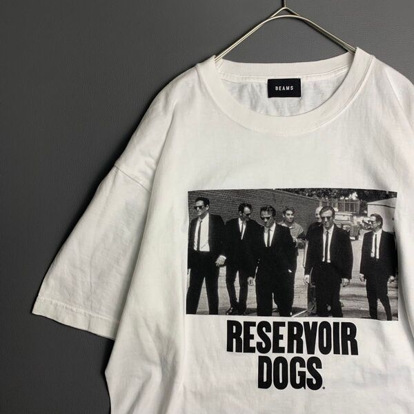 【大人気】ビームス beams メンズ Tシャツ RESERVOIR DOGS ホワイト L