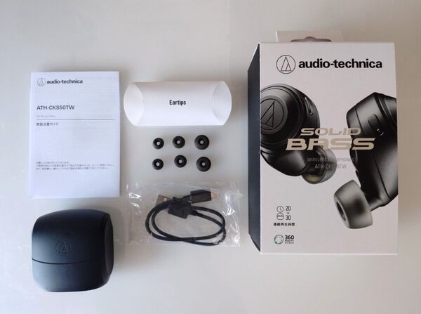 ワイヤレスイヤホン ATH-CKS50TW BK 【※注 有り】