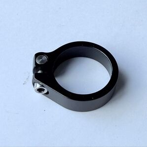 【美品】シートクランプ 34.9mm 軽量アルミ合金製 ブラック カーボンフレーム用