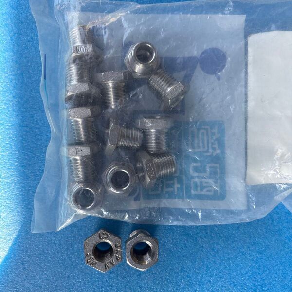 SUS304 ブッシング 1/4×1/8(8A×6A)まとめ売り 14個