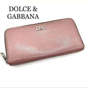 DOLCE&GABBANA ドルチェアンドガッバーナ 長財布 ピンク