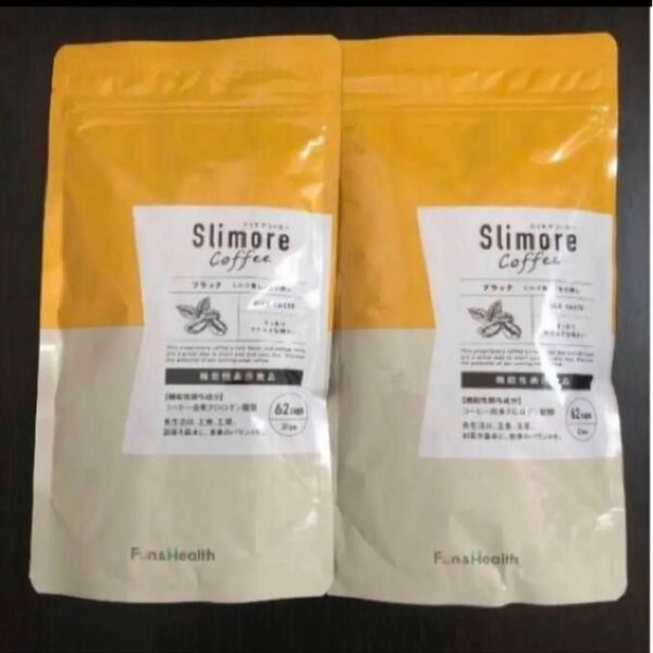 【新品・未開封】新日本製薬 スリモアコーヒー 93g 〔62cups 31日分〕×2個セット 賞味期限 2027年 3月