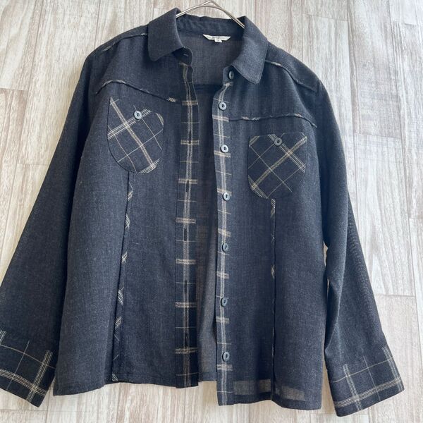 チェックシャツ レディース ジャケット チェック
