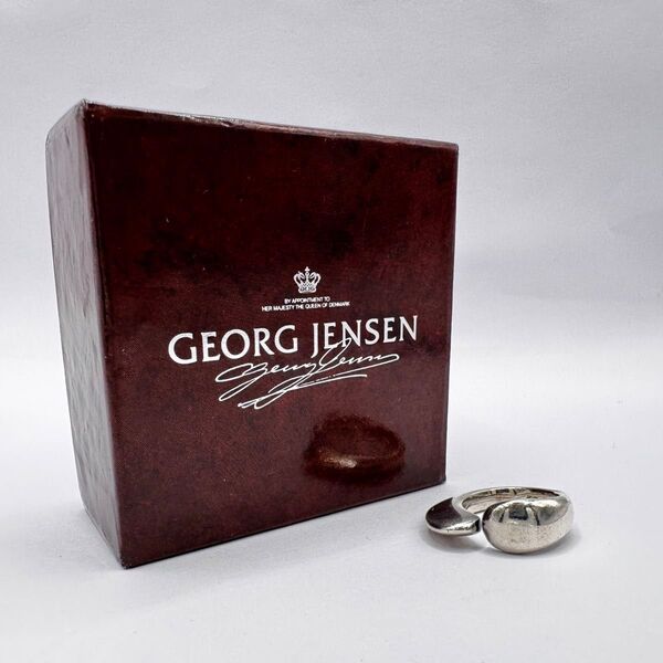 GEORG JENSEN ジョージジェンセン シルバーリング 刻印 箱付 12号