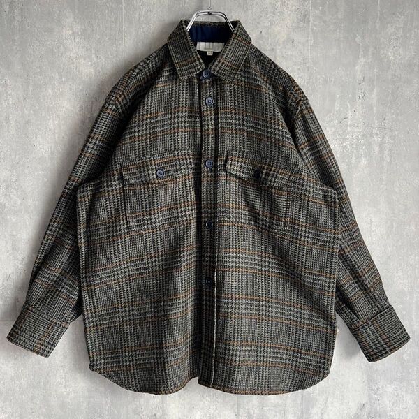 dunhill ダンヒル ウールジャケット ブラウンチェック イタリア製 美品