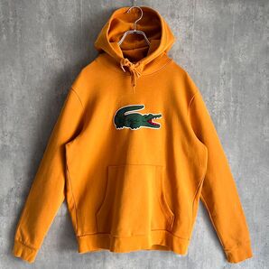 LACOSTE ラコステ ロゴステッチ ダブルフェイス プルオーバーフーディー