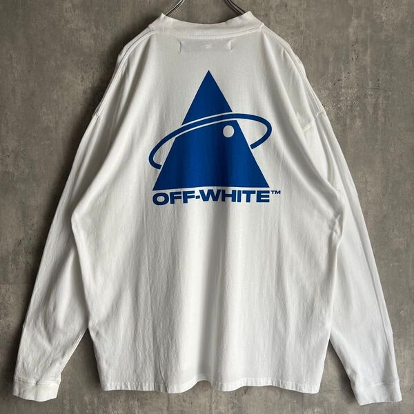 Off-White オフホワイト Triangle Planet 長袖Tシャツ