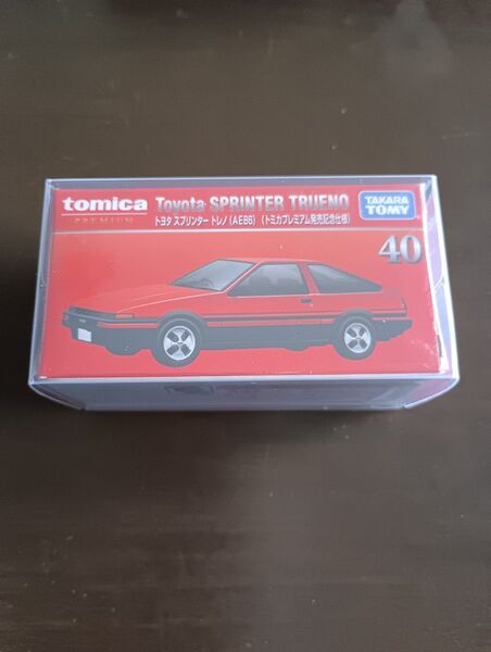 トミカプレミアム No40 トヨタ スプリンタートレノ(AE86) 発売記念仕様