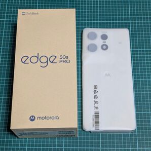 新品未使用 motorola edge 50s pro バニラクリーム SoftBank版SIMフリー 残債なし
