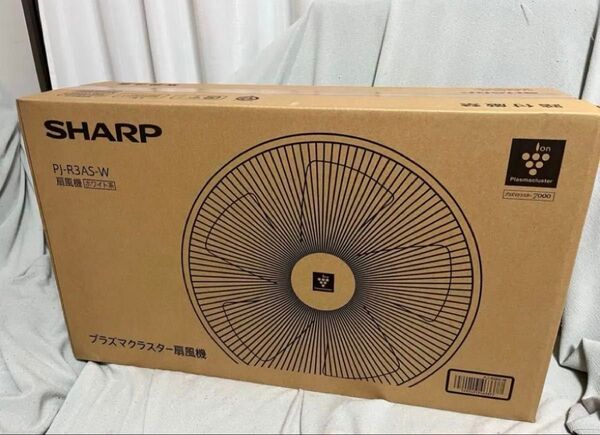 新品 シャープ プラズマクラスター 扇風機 PJ-R3AS PJ-R3AS-W サーキュレーター