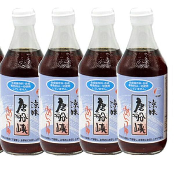 涼味 唐船峡 めんつゆ 500ml 4本セット
