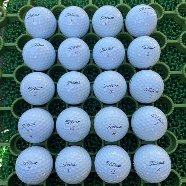 Titleistタイトリスト プロV1X 20個 ロストボール