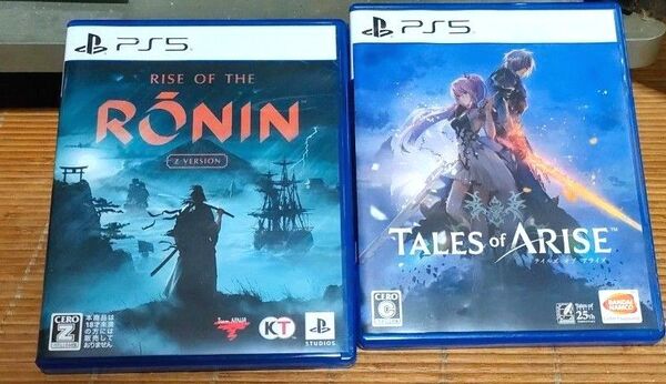 PS5 ソフト2本セット RISE OF THE RONIN/ TALES of ARISE