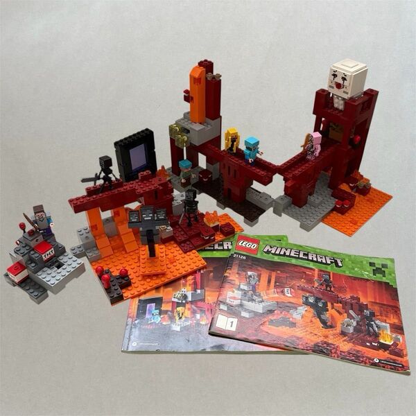 【LEGO】レゴ マインクラフト マイクラ ネザー砦 21122 ウィザー 21126