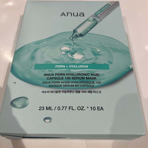 アヌア anua PDRNヒアルロン酸カプセル100セラムマスク 10枚入り