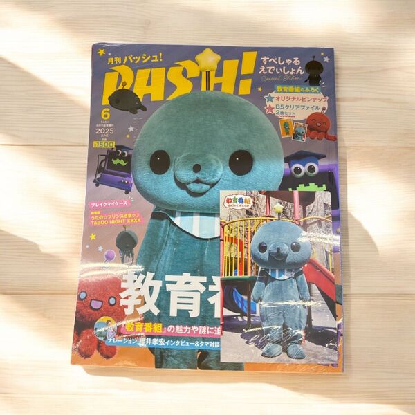 シュリンク未開封 教育番組 Pash! 6月号 アニメイト 購入特典 タマポストカード付き