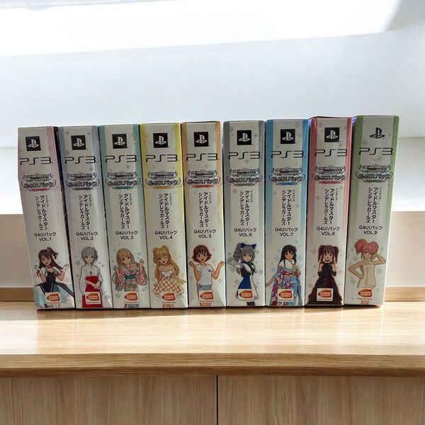 初回限定盤 全9巻セット TVアニメ アイドルマスター シンデレラガールズ G4U!パック PS3 アニメ